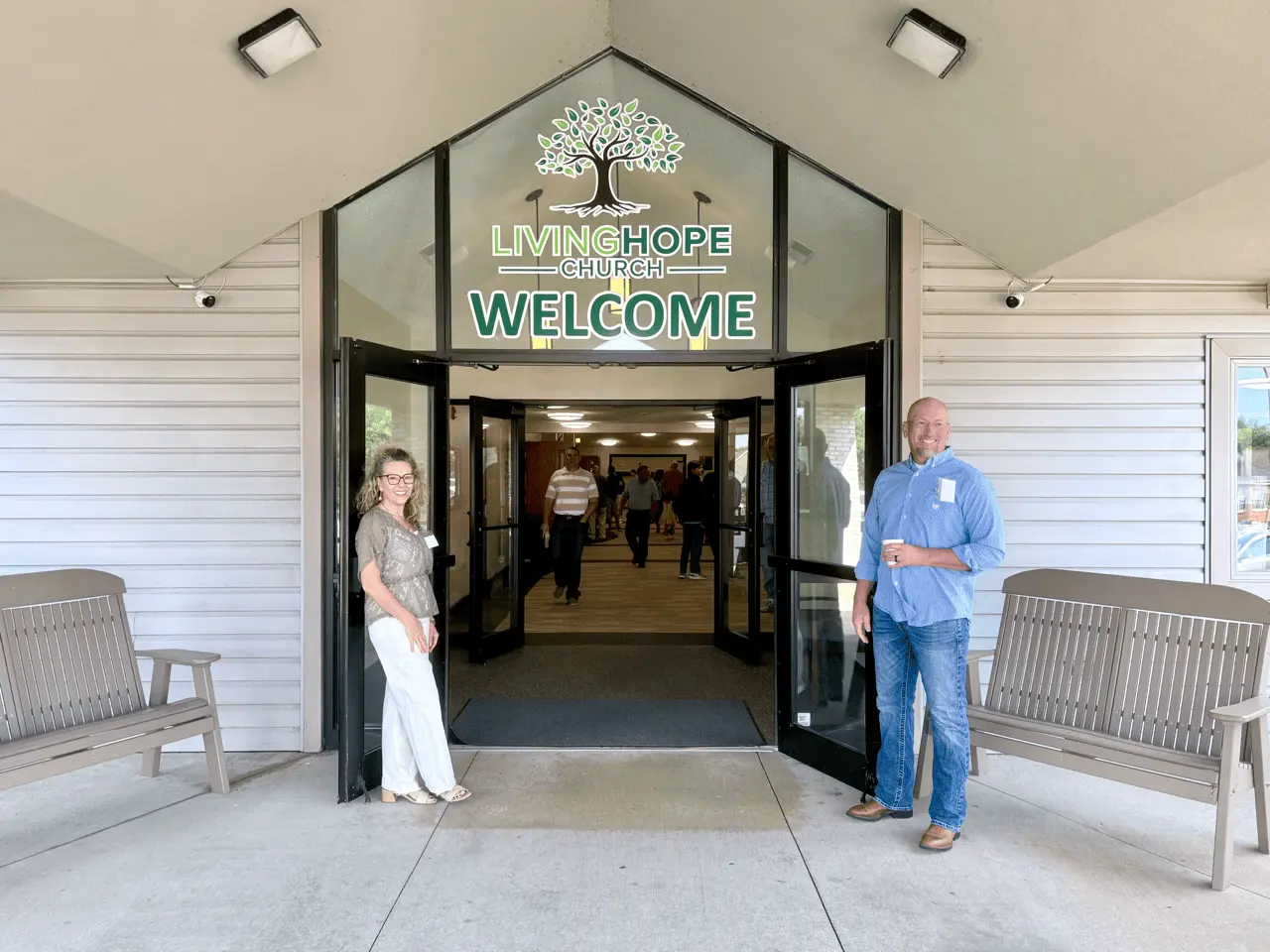 Living Hope Church entrance